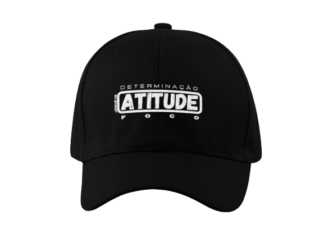 Boné atitude oficial preto