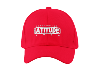 Boné Atitude original vermelho