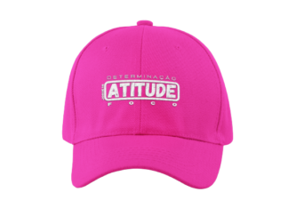 Boné oficial atitude rosa feminino