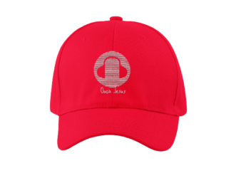 Boné ouça Jesus oficial vermelho