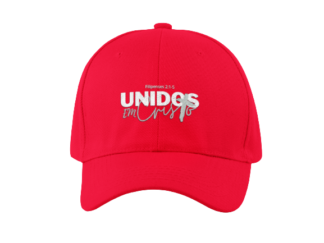 Unidos em Cristo oficial boné vermelho