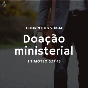 Doação Ministerial Associação Evangelística Unidos em Cristo